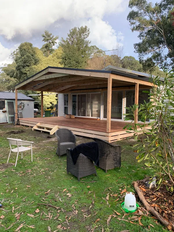 Deck and Pergola Combo