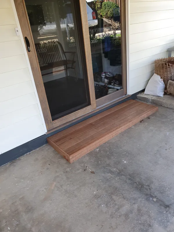 Timber Deck Step