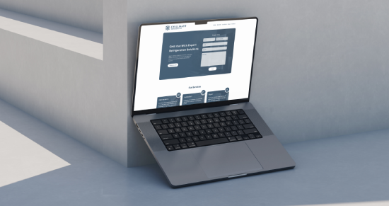 ChillMate Website Mockup Desktop