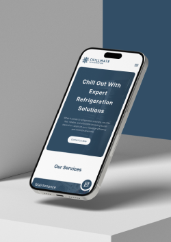 ChillMate Website Mockup Mobile